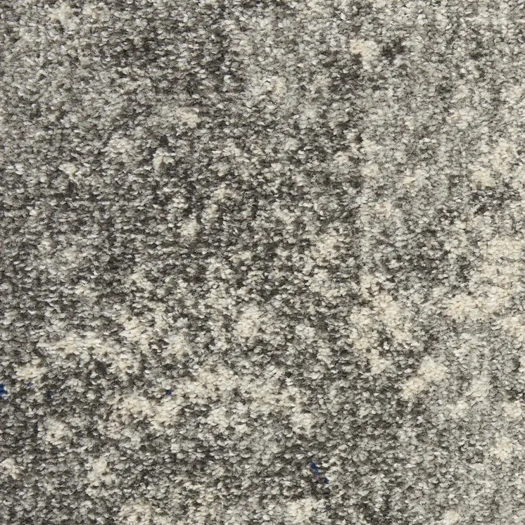 8' X 10' Gray And Ivory Abstract Area Rug