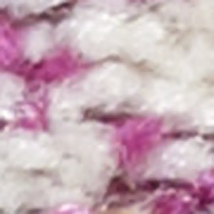 6' Light Gray And Pink Medallion Runner Rug