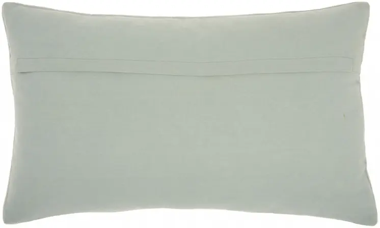 Brilliant Celadon Blue Lumbar Pillow