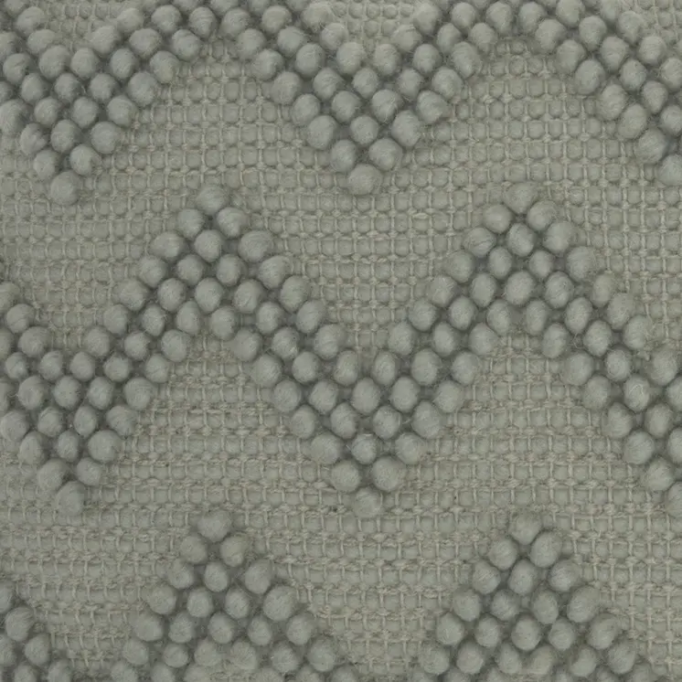 14" X 20" Light Gray Chevron Cotton Blend Lumbar Throw Pillow With Texture