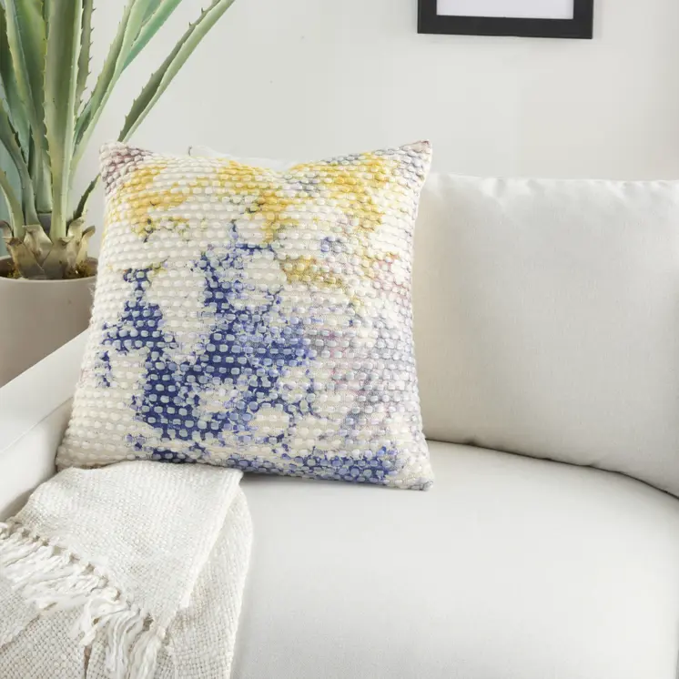 Boho Mauve Rose Textural Chevron Throw Pillow