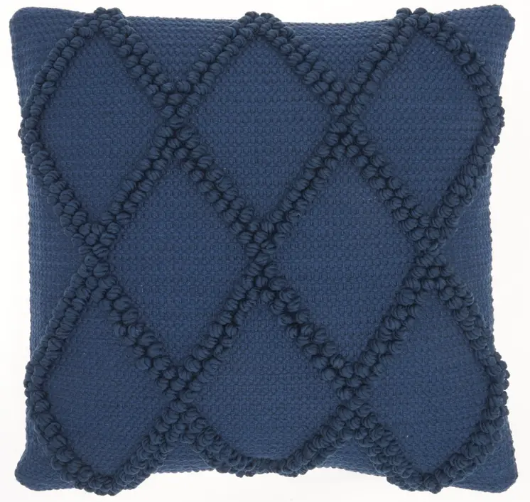 18" Navy Cotton Blend