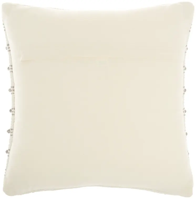 18" Light Gray Cotton Blend