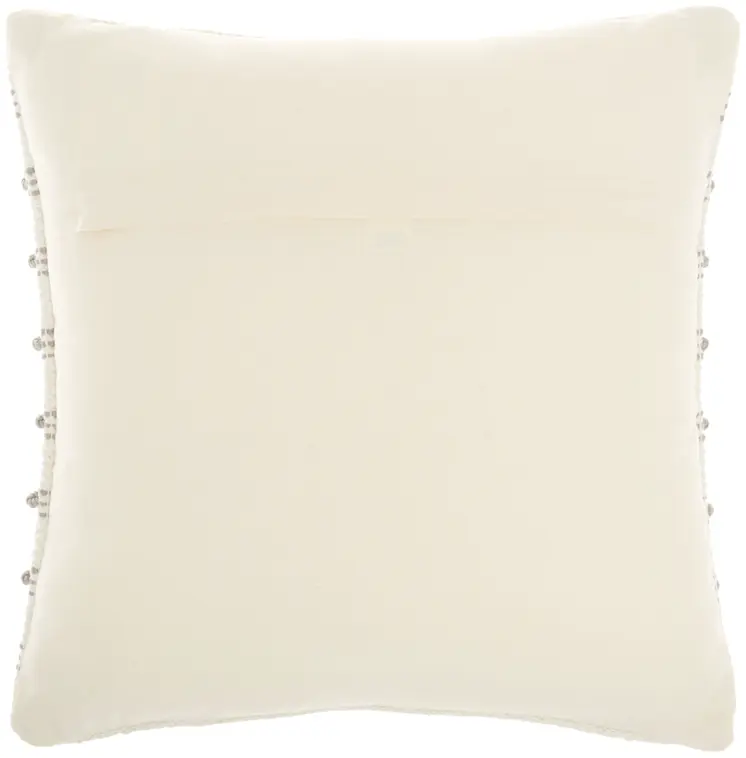18" Light Gray Cotton Blend