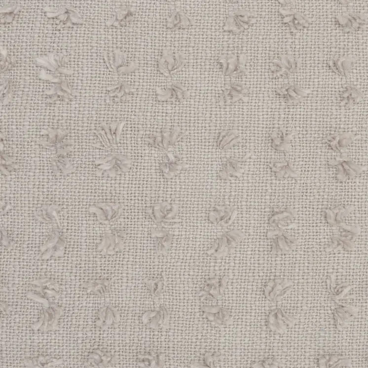 Tassel Detailed Gray Throw Pillow