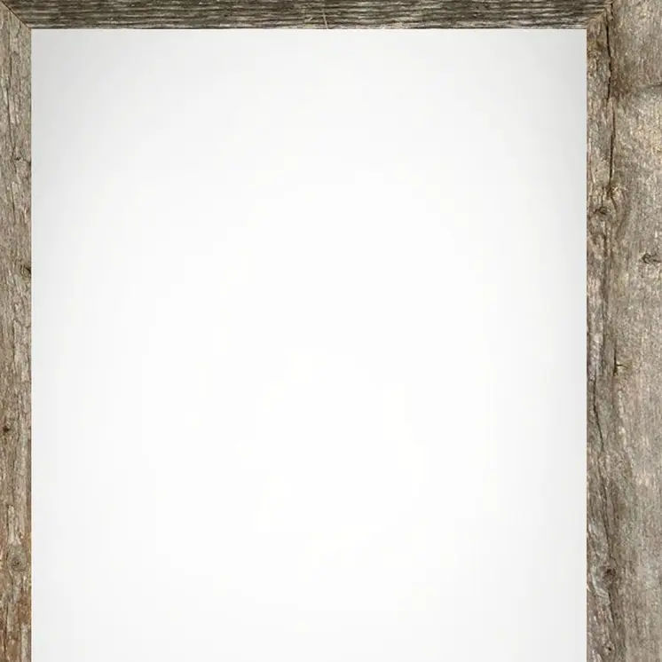 12" x 16" Gray Solid Wood Hanging Picture Frame