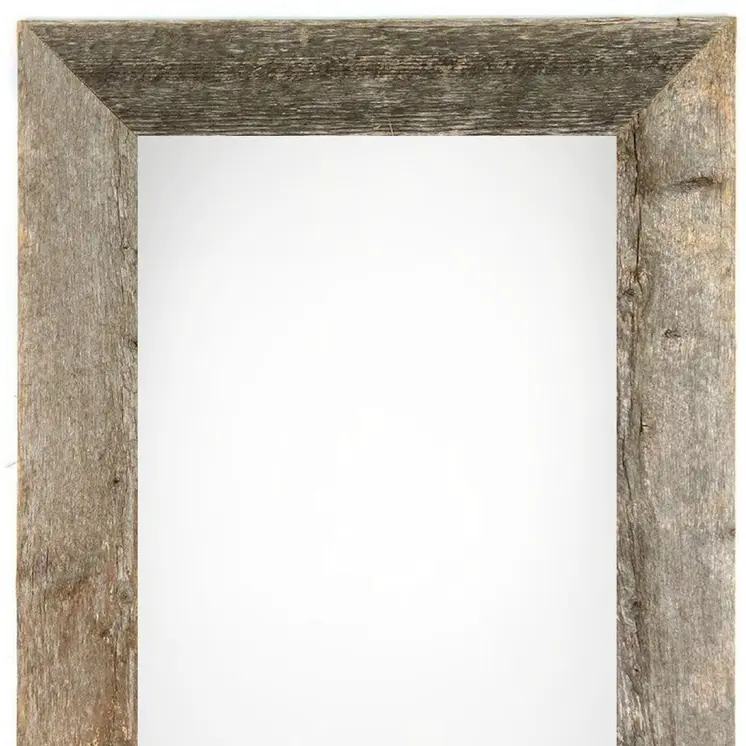 12" x 16" Gray Solid Wood Hanging Picture Frame