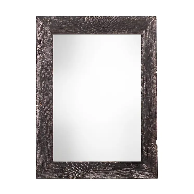 12" x 24" Black Solid Wood Hanging Picture Frame