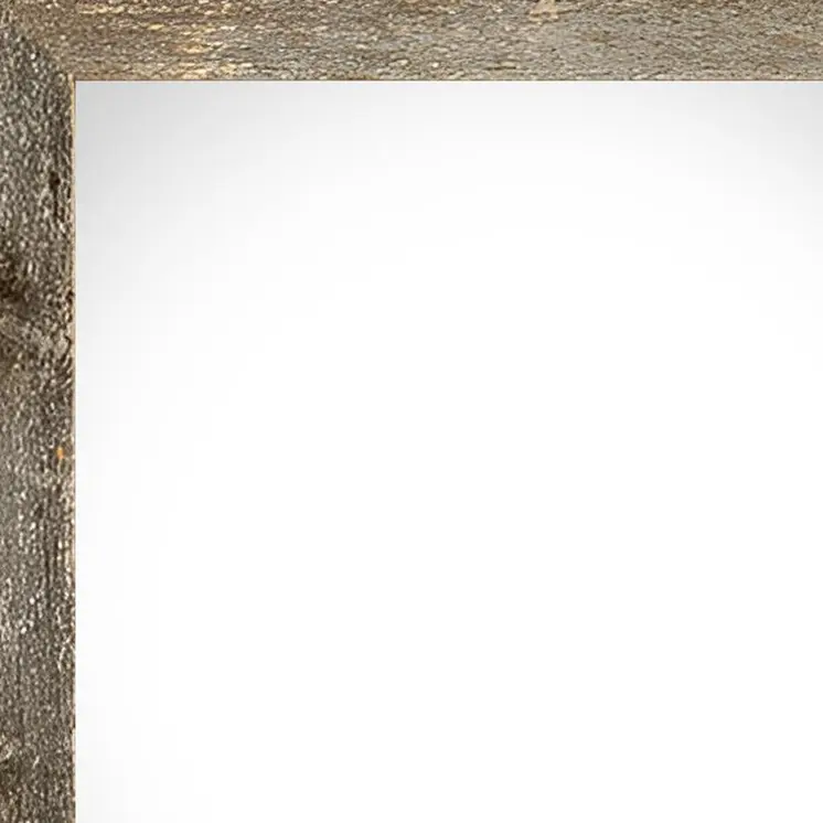 20" x 30" Gray Solid Wood Hanging Picture Frame