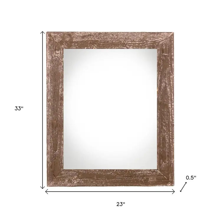 20" x 30" Espresso Solid Wood Hanging Picture Frame
