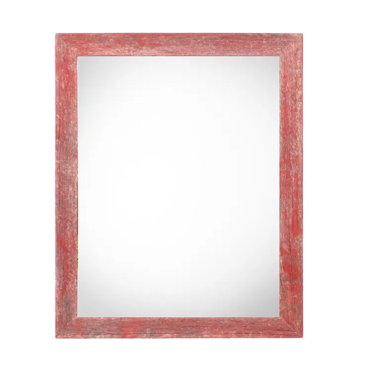 22" x 28" Red Solid Wood Hanging Picture Frame