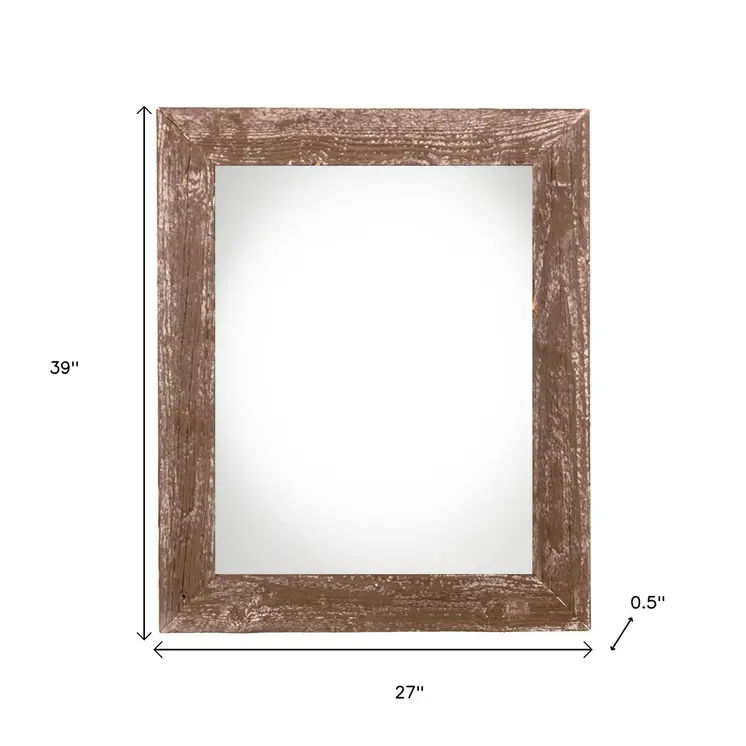 24" x 36" Espresso Solid Wood Hanging Picture Frame