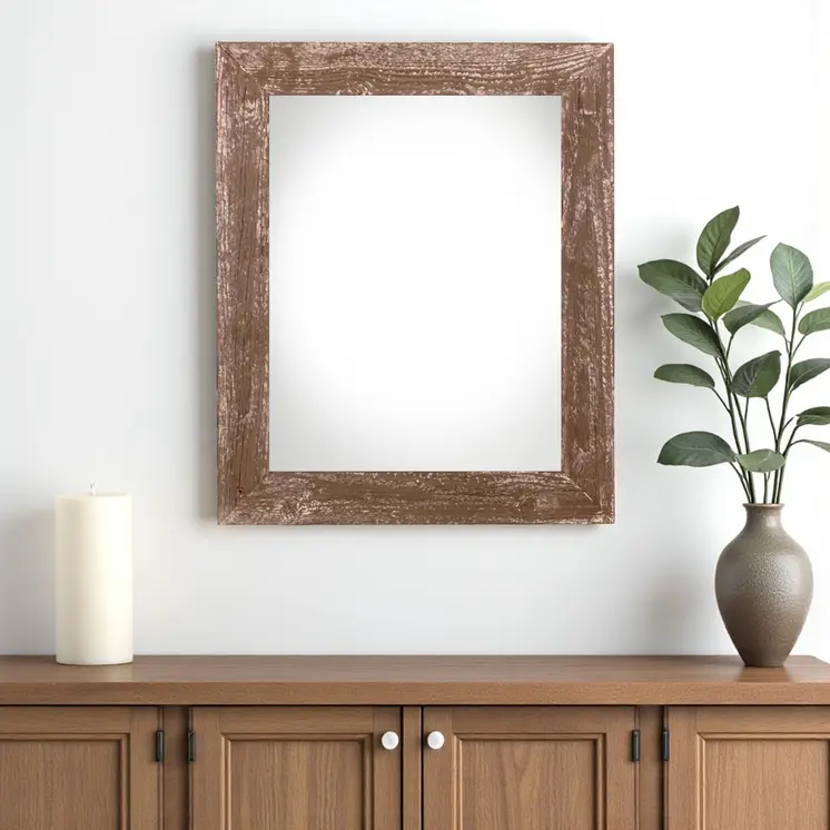 24" x 36" Espresso Solid Wood Hanging Picture Frame