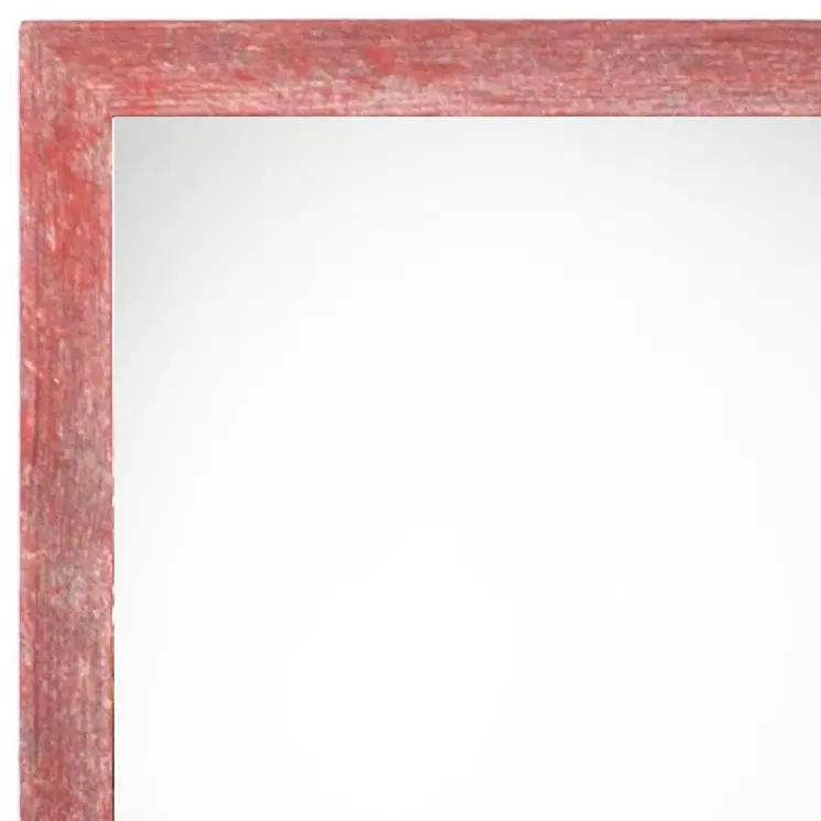 24" x 36" Red Solid Wood Hanging Picture Frame