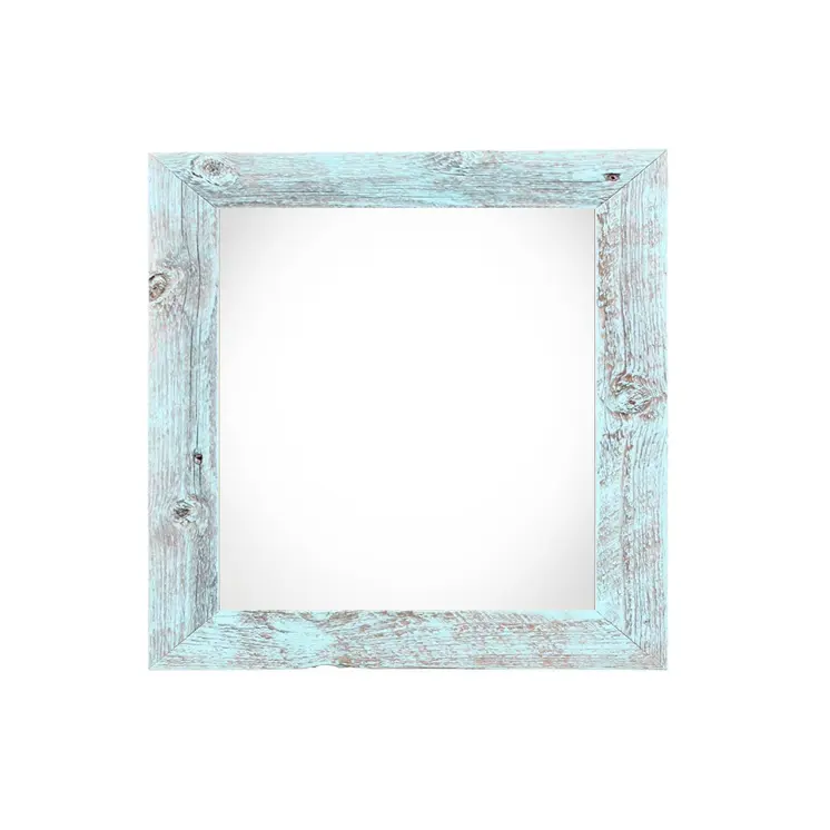 4" x 4" Blue Solid Wood Tabletop Picture Frame
