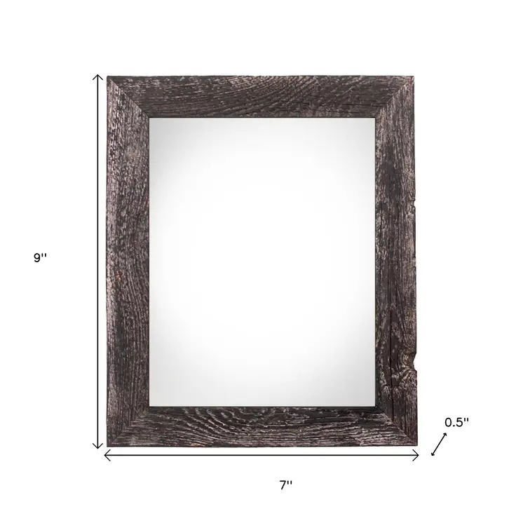 4" x 6" Black Solid Wood Tabletop Picture Frame