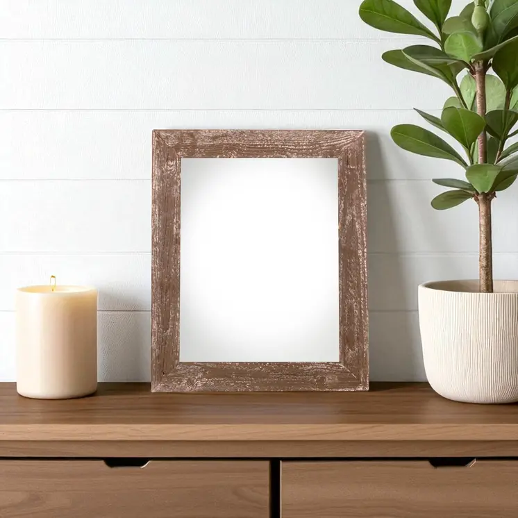 4" x 6" Espresso Solid Wood Tabletop Picture Frame