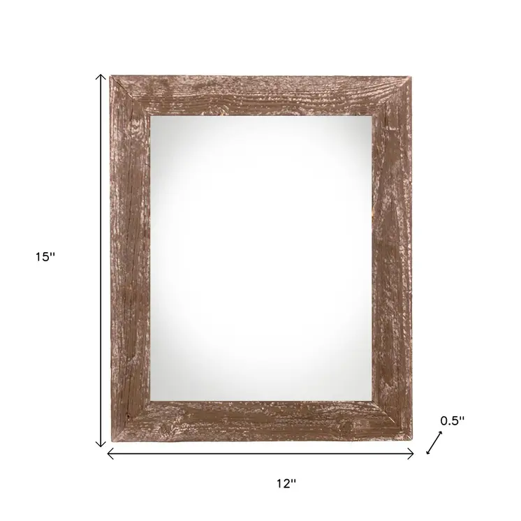 9" x 12" Espresso Solid Wood Hanging Picture Frame