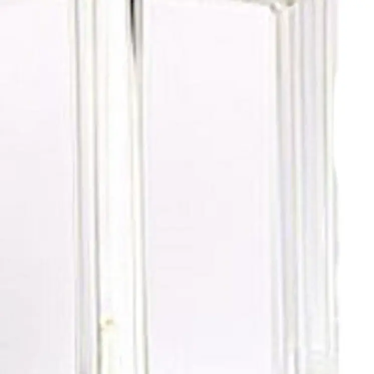 8" Clear Crystal Clear Square Table Vase