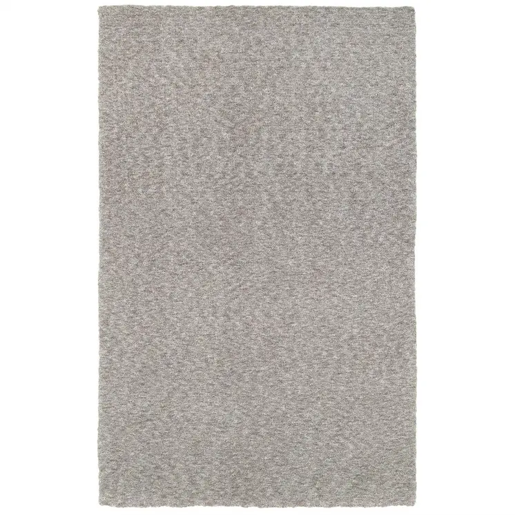 5' X 7' Modern Shaggy Soft Gray Indoor Area Rug