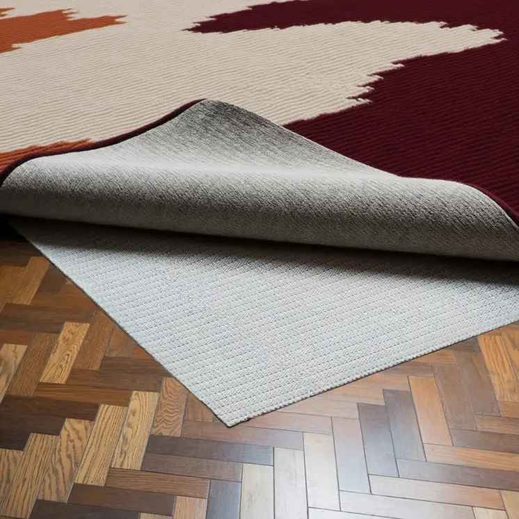 3' x 5' Beige Non Slip Rug Pad
