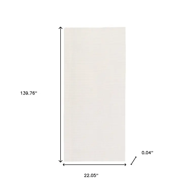 2' X 12' Beige Non Slip Rug Pad