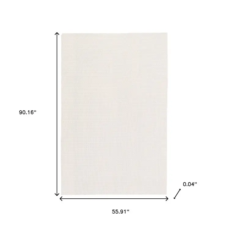 5' x 8' Beige Non Slip Rug Pad