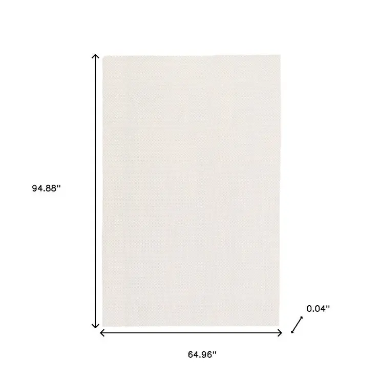 6' X 8' Beige Non Slip Rug Pad