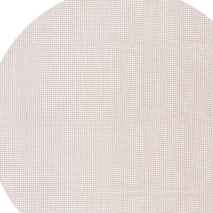 8' Round Brown Polyester Indoor Outdoor Rug Pad