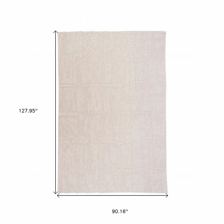 8' x 10' Brown Polyester Indoor Outdoor Rug Pad