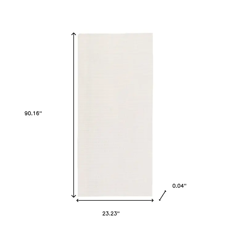 2' x 8' Beige Non Slip Rug Pad