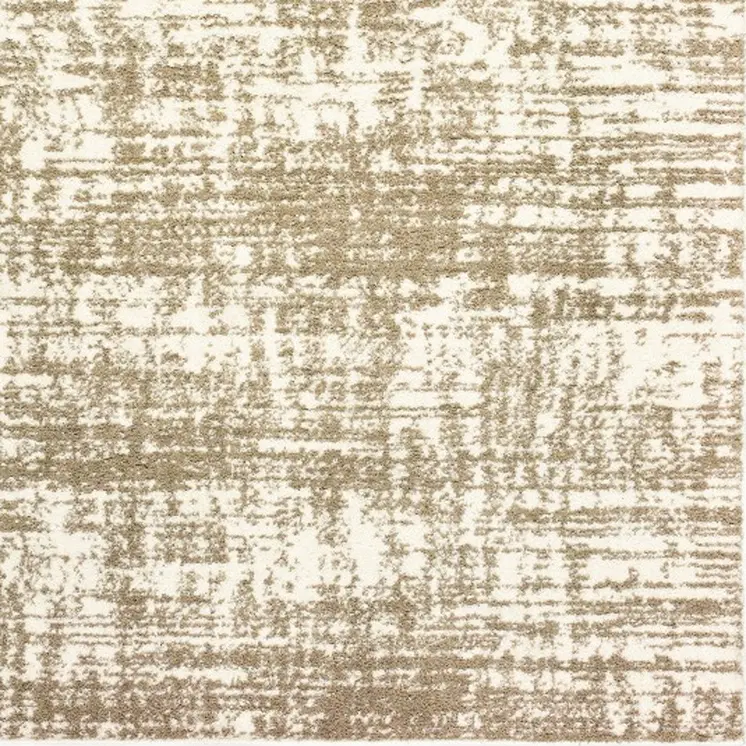 7' X 10' Ivory Shag Area Rug