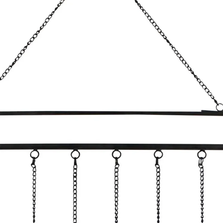 23" X 0" Clear Glass Hanging Tapestry