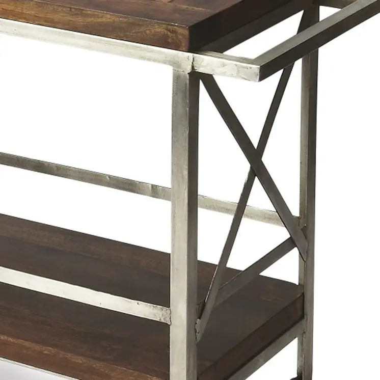 Vintage Style Rolling Server Bar Cart