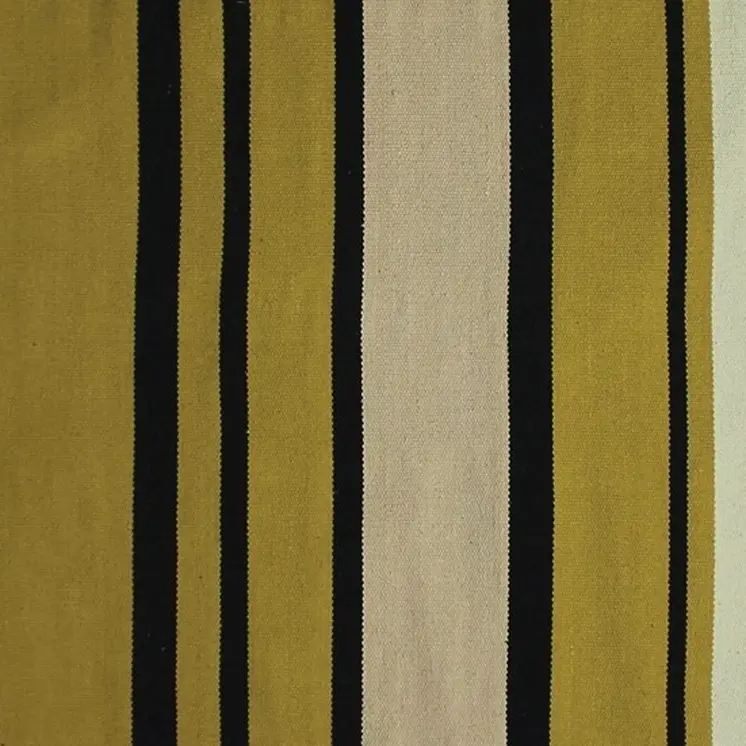8' Black Tan And White Runner Rug