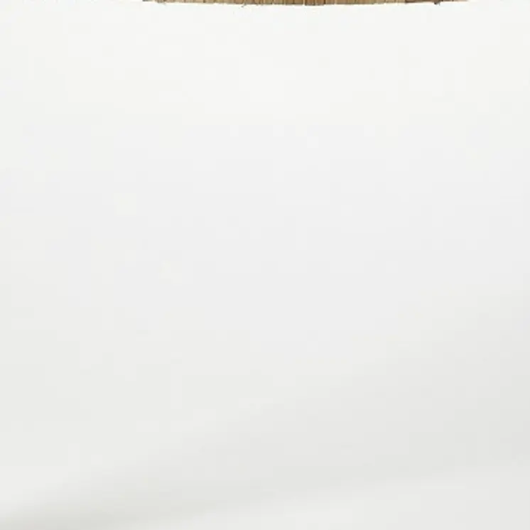 26" White Ottoman