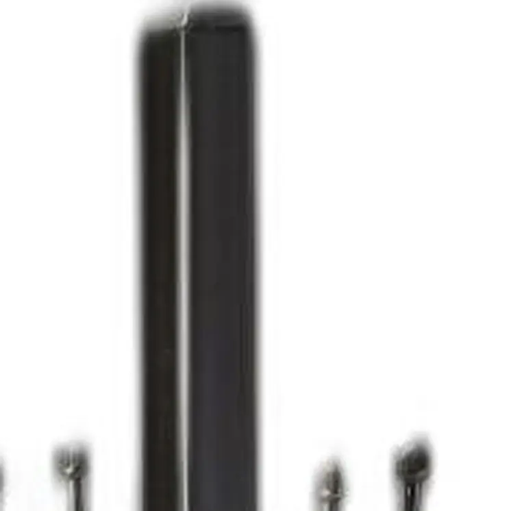 Black Solid Hardwood Coat Tree Rack