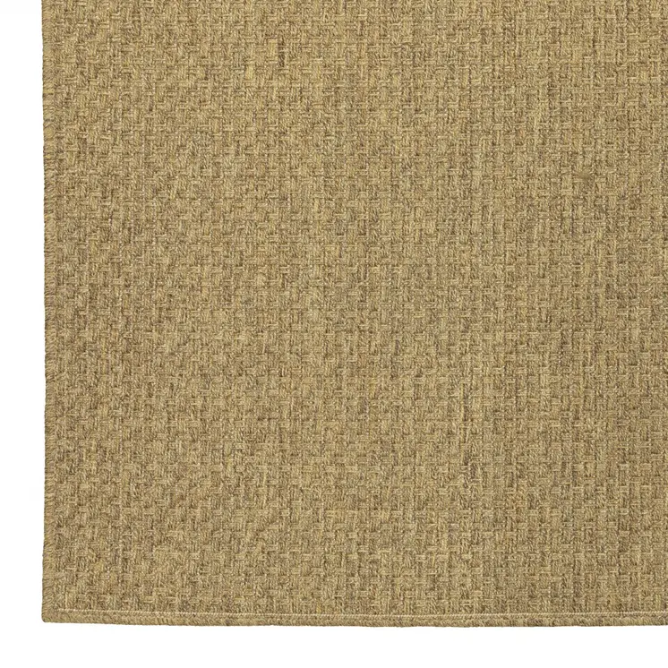8' X 13' Tan Indoor Outdoor Area Rug