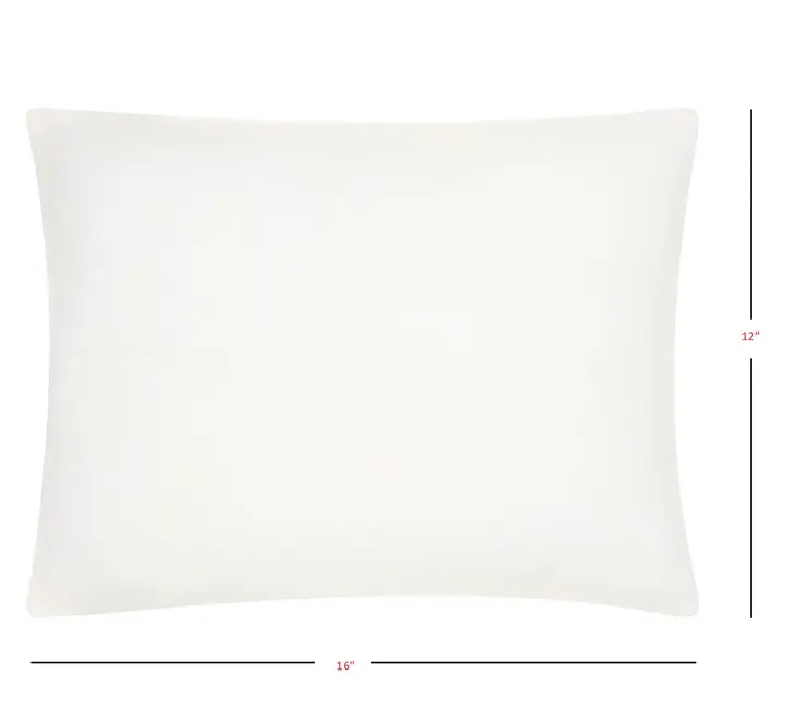 12" X 16" Choice White Throw Pillow Insert