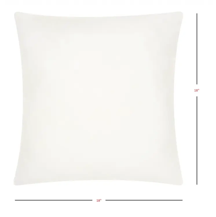 18" White Square Throw Pillow Insert