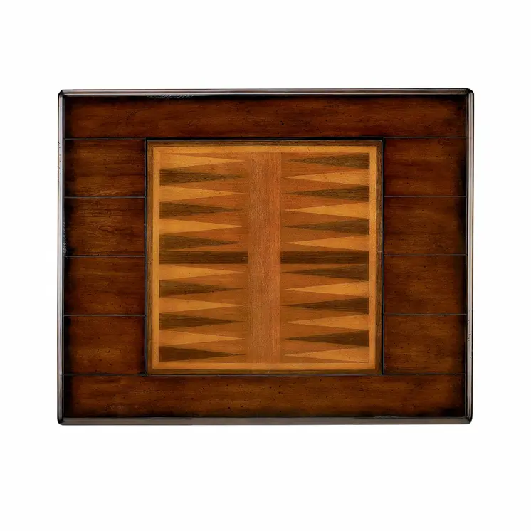 29" Brown and Dark Brown Wood Square Coffee Table With Drawer