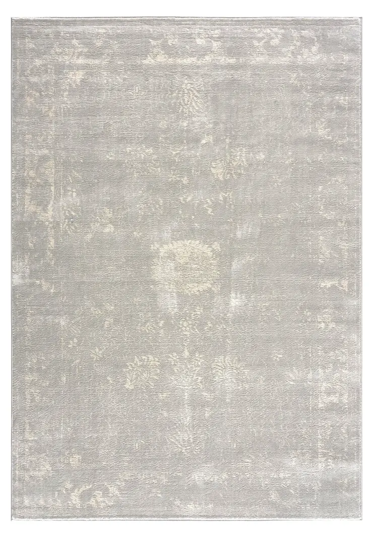 2' X 3' Modern Gray Distressed Scatter Rug