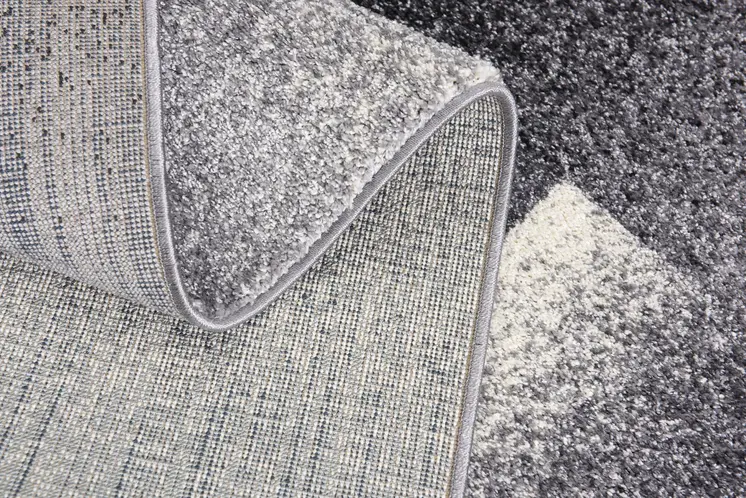 7' X 9' Gray Modern Geometric Area Rug