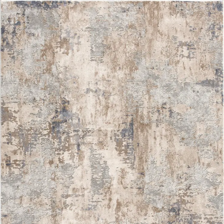 8' X 10' Beige Abstract Dhurrie Area Rug