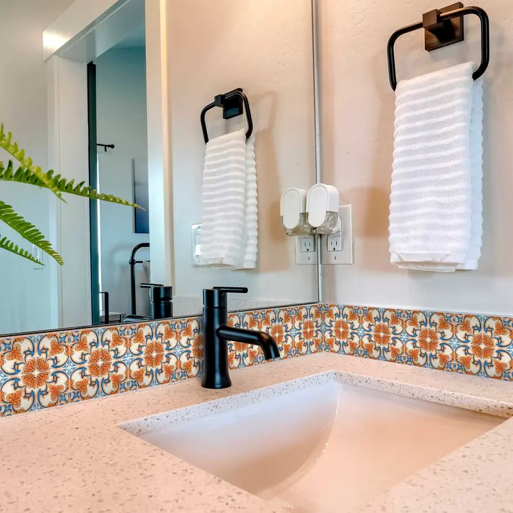 4" X 4" Queen Mosaic Removable  Peel And Stick Tiles