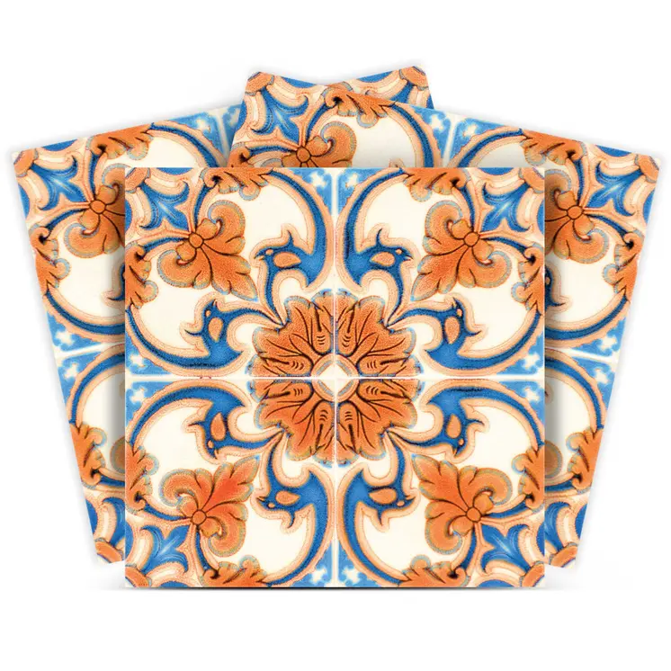 6" X 6" Queen Mosaic Removable  Peel And Stick Tiles