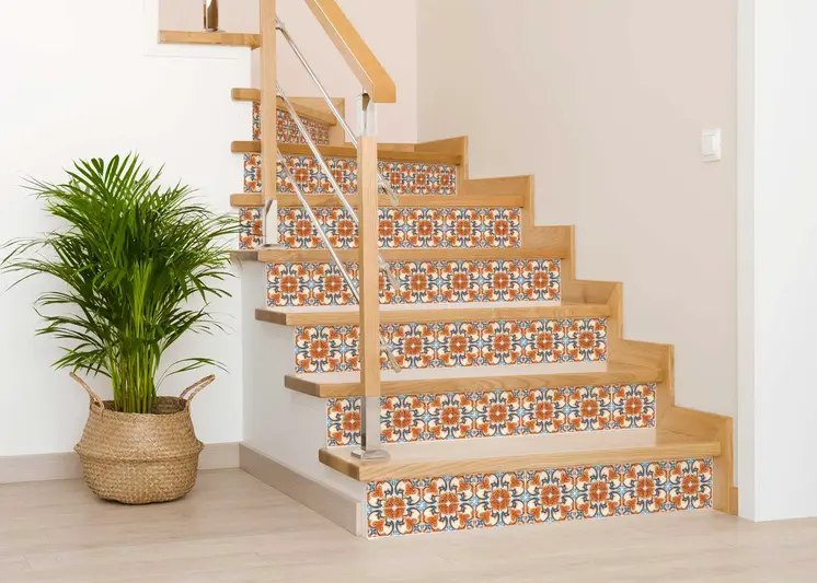 7" X 7" Queen Mosaic Removable  Peel And Stick Tiles