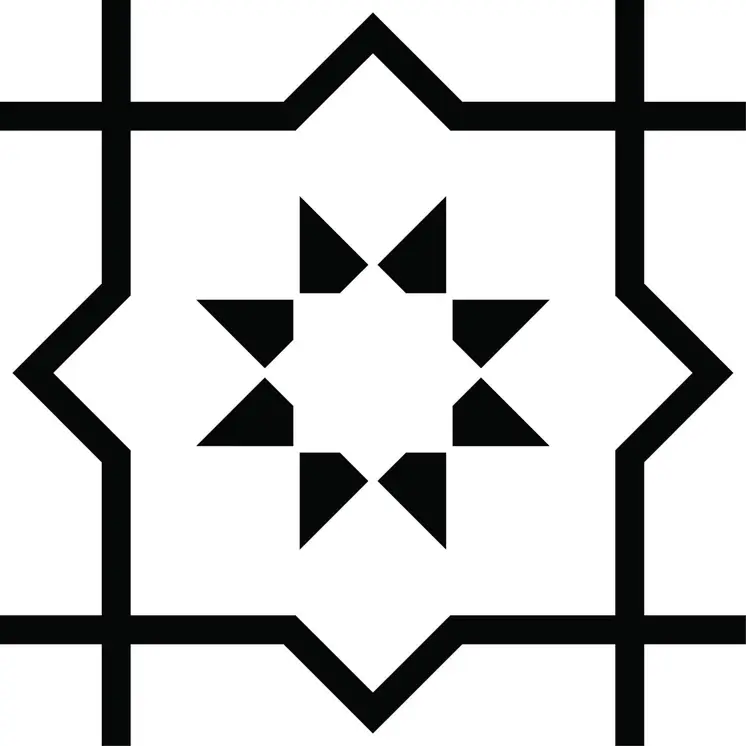 7" X 7" White And Black Sun Peel And Stick Removable Tiles