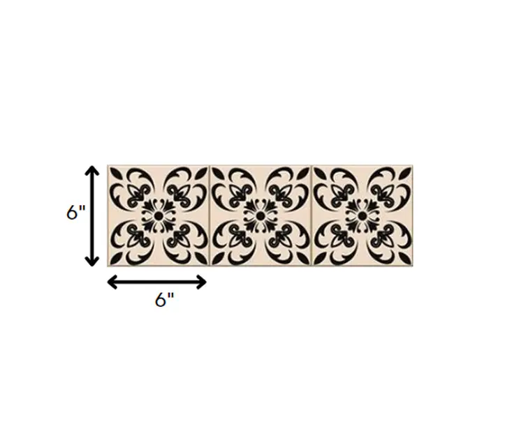 6" X 6" Mini Orchid Peel And Stick Removable Tiles