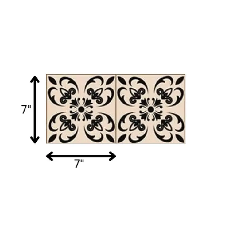 7" X 7" Mini Orchid Peel And Stick Removable Tiles